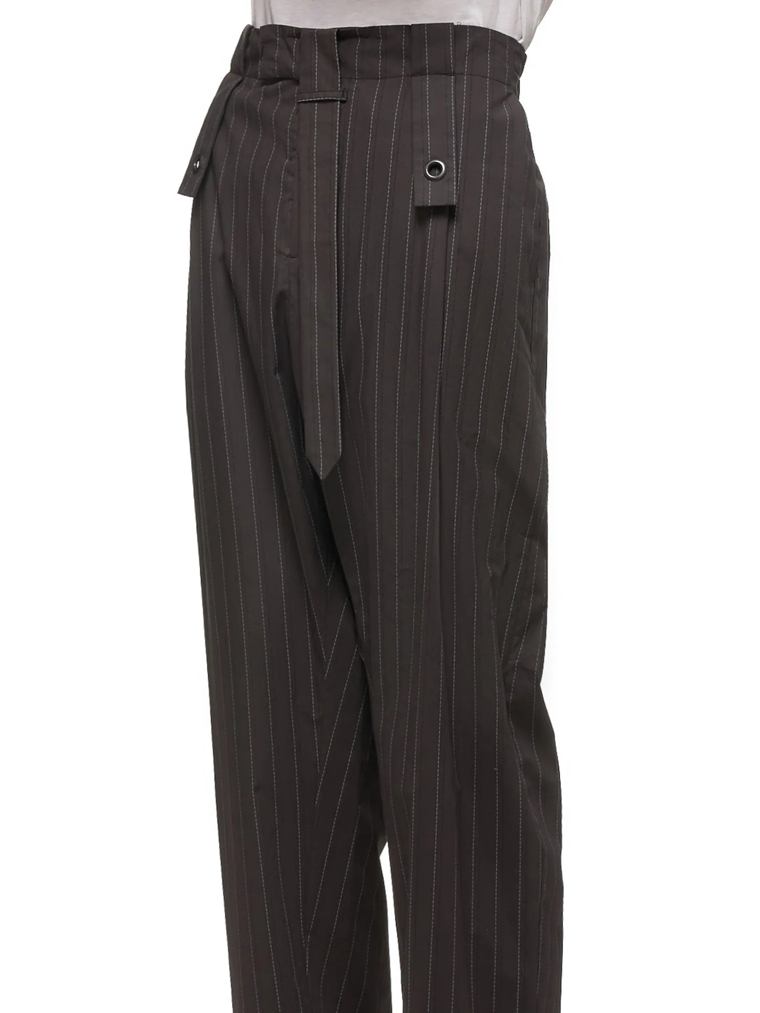 Utility Trousers (MWOTRS03-GRAY-PINSTRIPE)