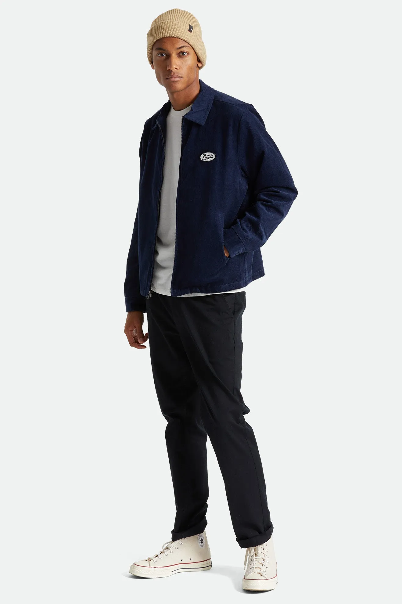 Utopia Men's Jacket - Navy Cord