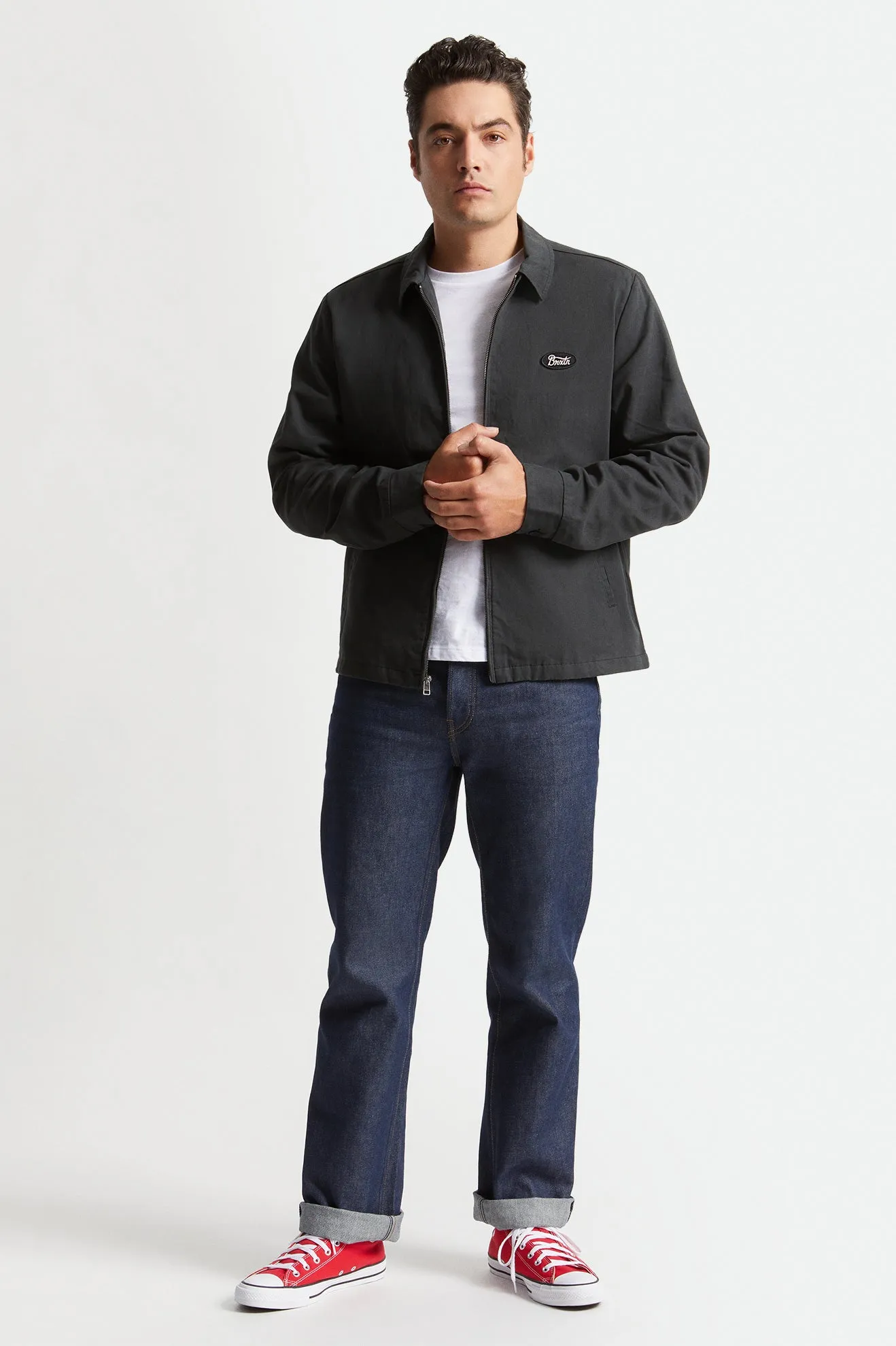 Utopia Men's Jacket - Washed Black