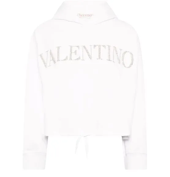 VALENTINO Embroidered Jersey Sweatshirt - Buy Online