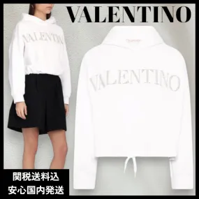 VALENTINO Embroidered Jersey Sweatshirt - Buy Online