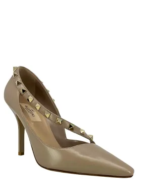 Valentino Rockstud Asymmetrical Cross-Strap Pumps Size 6