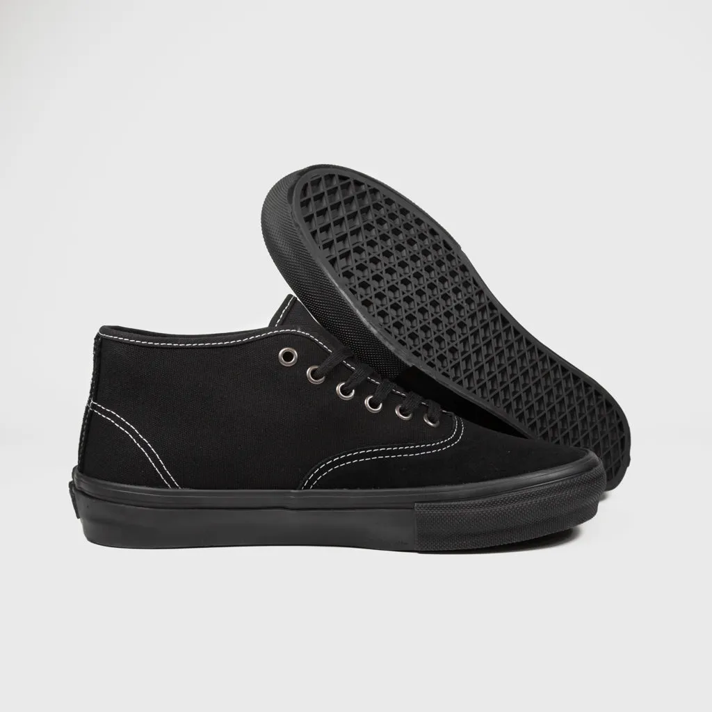 Vans - Skate Authentic Mid Shoes - Blackout