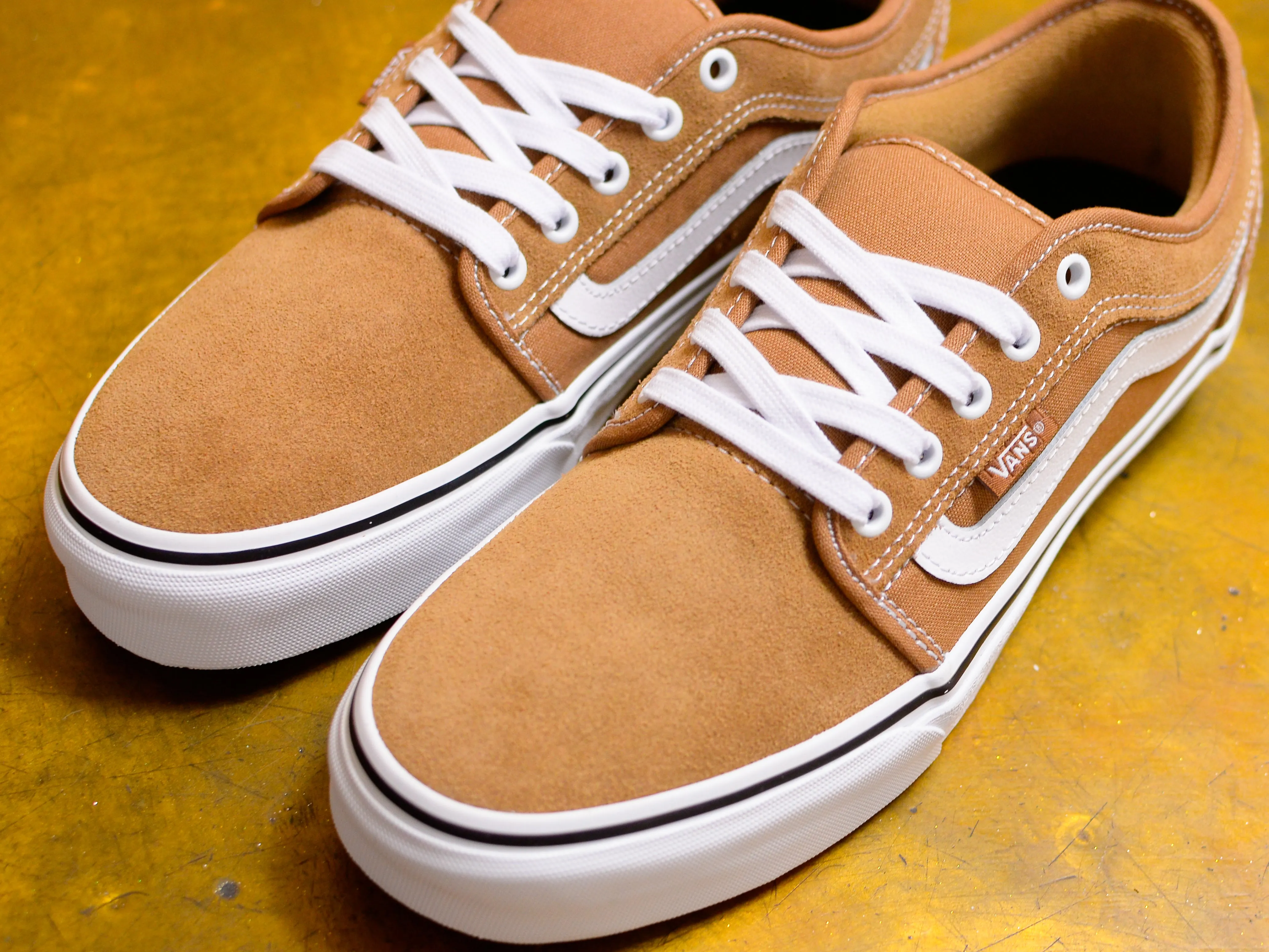 Vans Skate Chukka Low Sidestripe - Tobacco / White