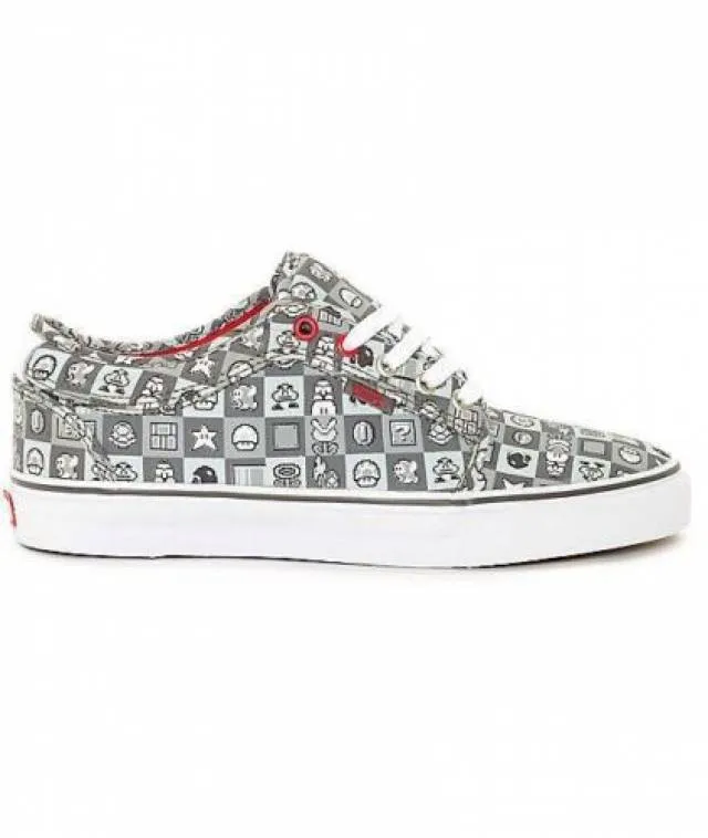 Vans x Nintendo Authentic CHUKKA LOW Checker Super Mario...