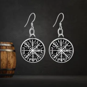 Viking Compass Earrings for Women