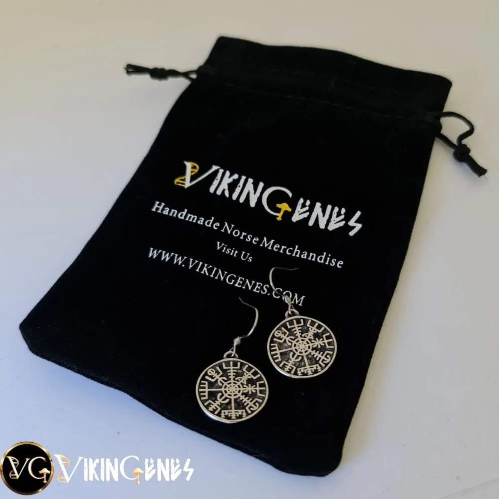 Viking Compass Earrings for Women