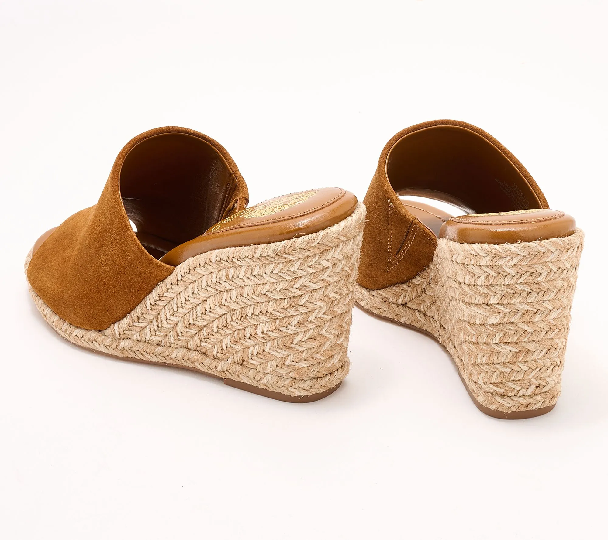 Vince Camuto Leather or Suede Espadrille Wedges - Fayla