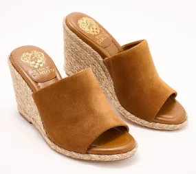 Vince Camuto Leather or Suede Espadrille Wedges - Fayla