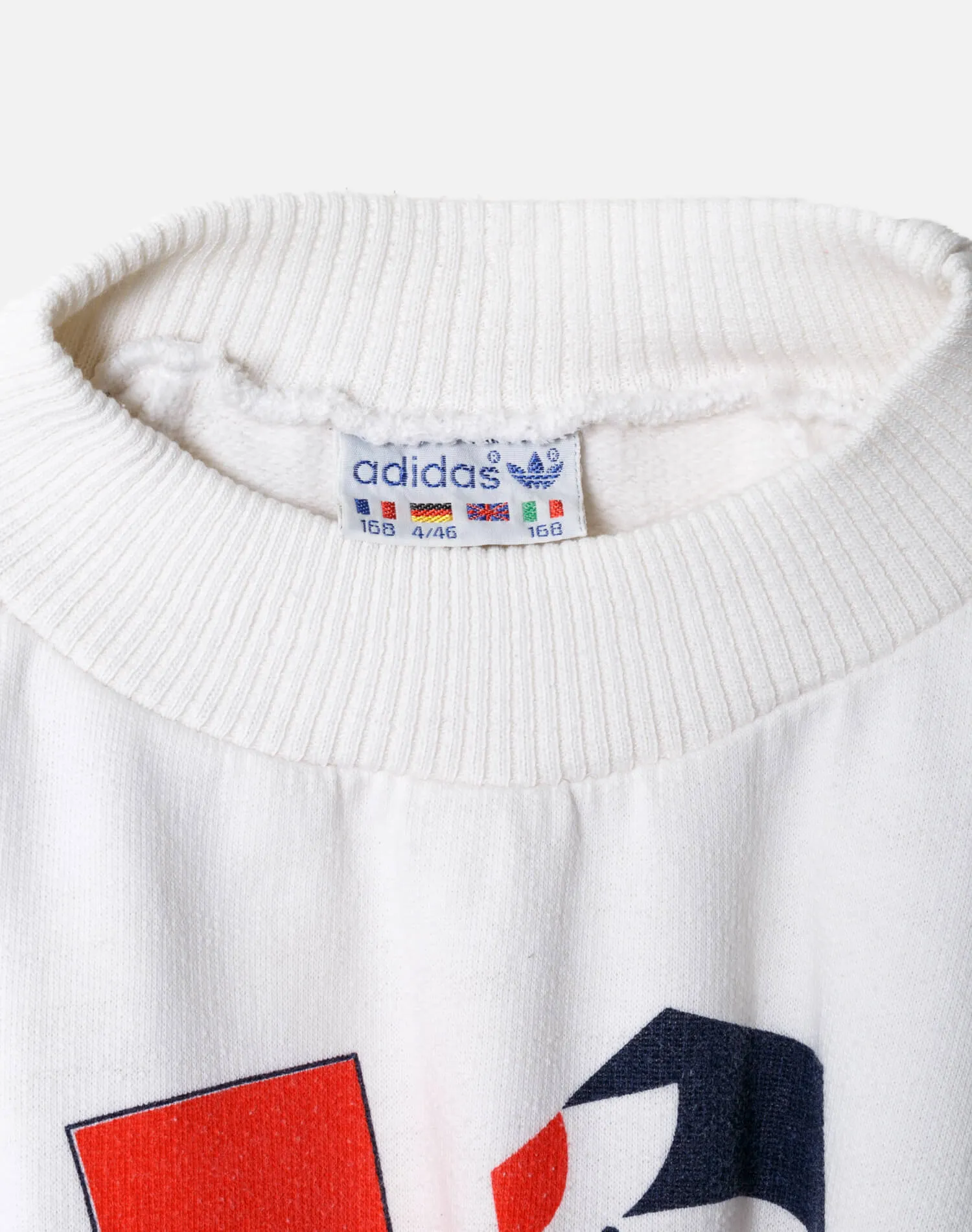 Vintage 1980s Adidas French Olympics Sweatshirt