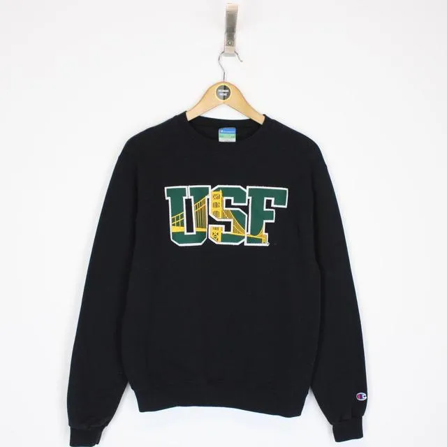 Vintage Champion USF USA Spellout Sweatshirt Small