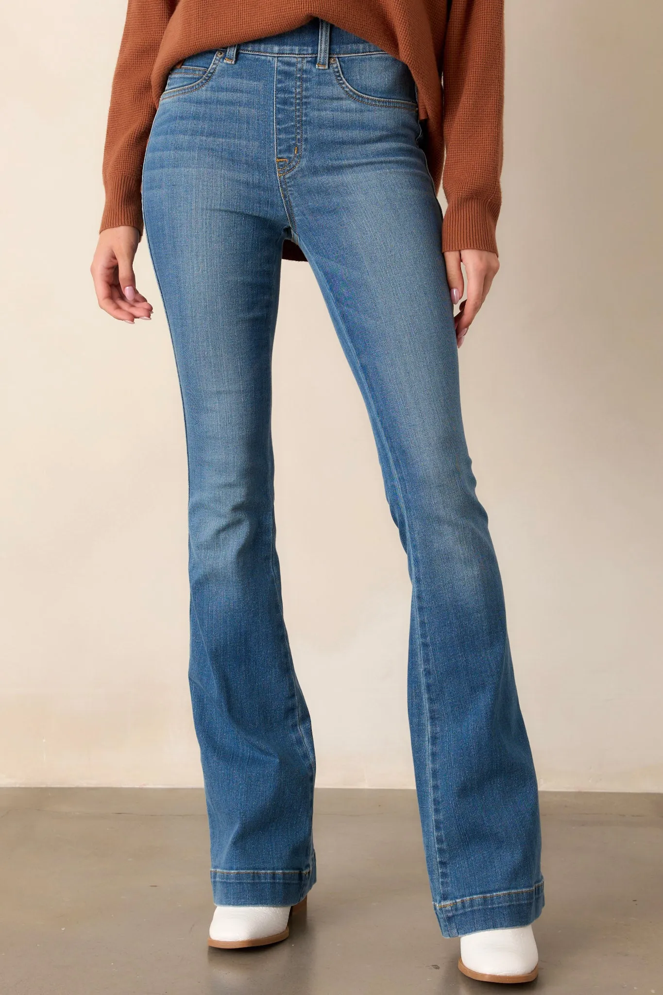 Vintage Indigo Flare Jeans