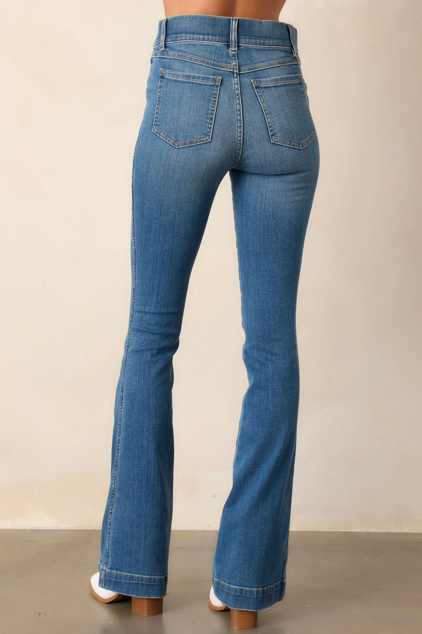 Vintage Indigo Flare Jeans