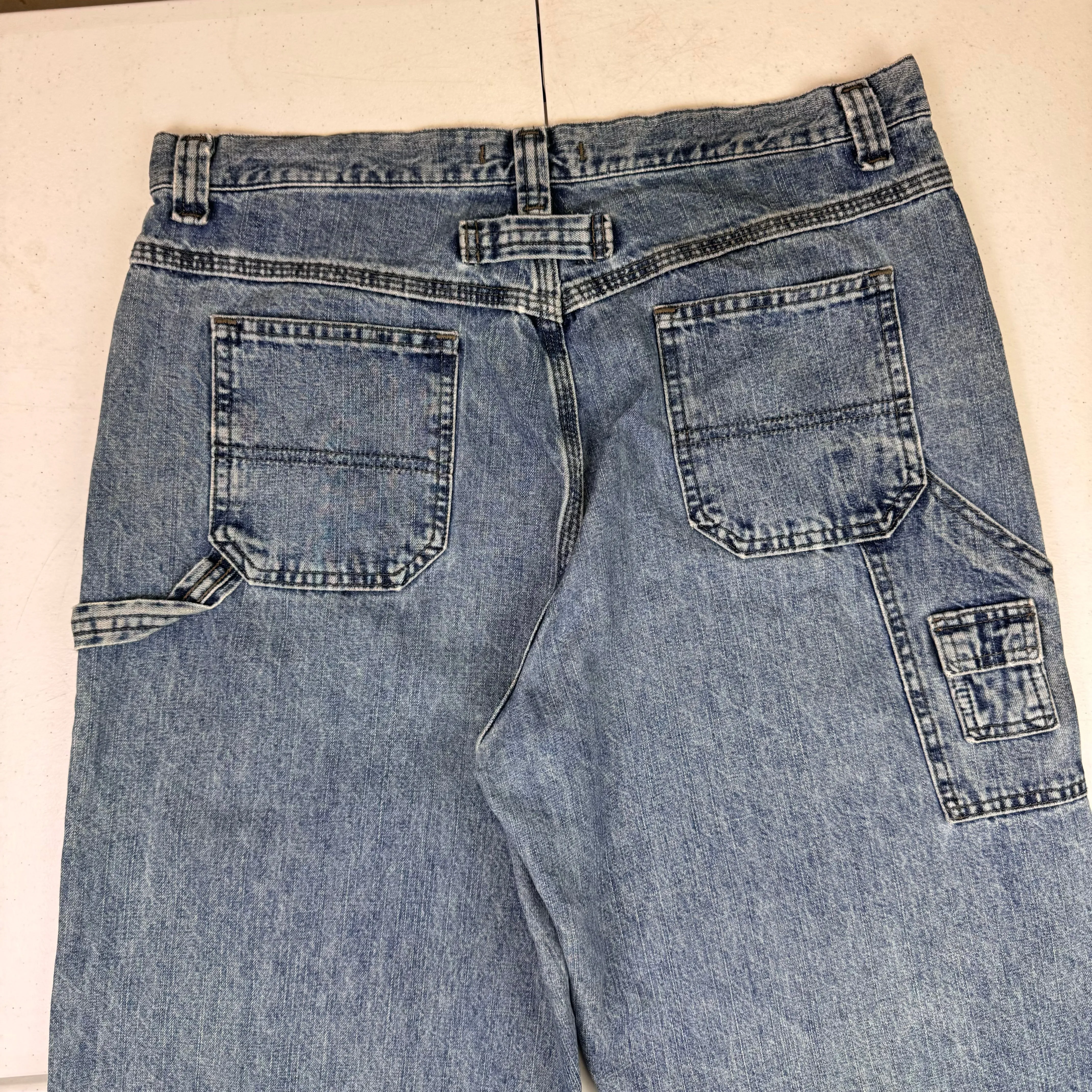 Vintage Lee Carpenter Denim Jeans Blue