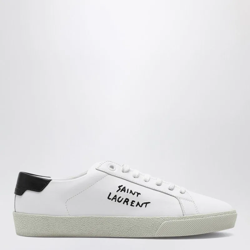 White Court SL/06 embroidered sneakers