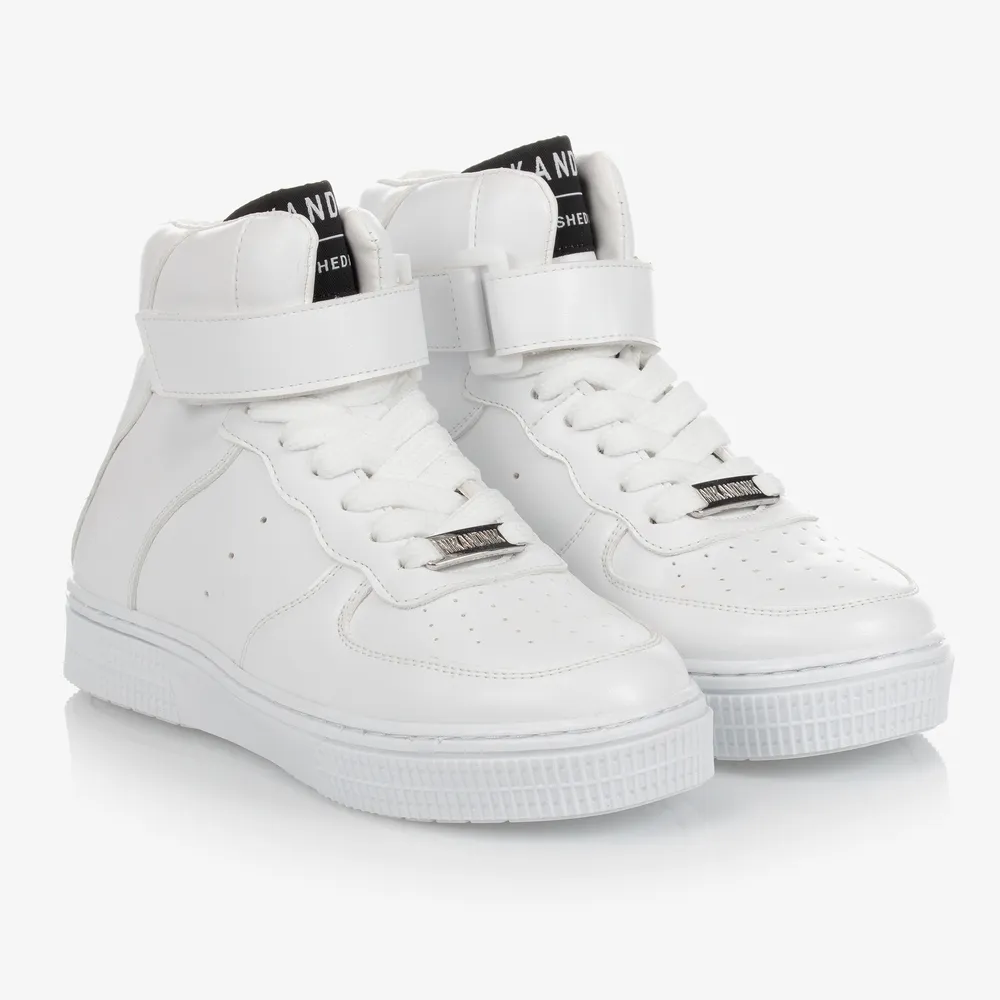 White High-Top Trainers