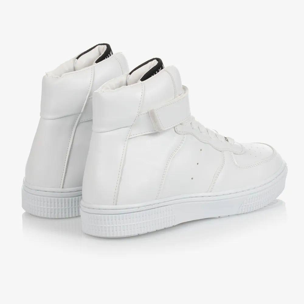 White High-Top Trainers