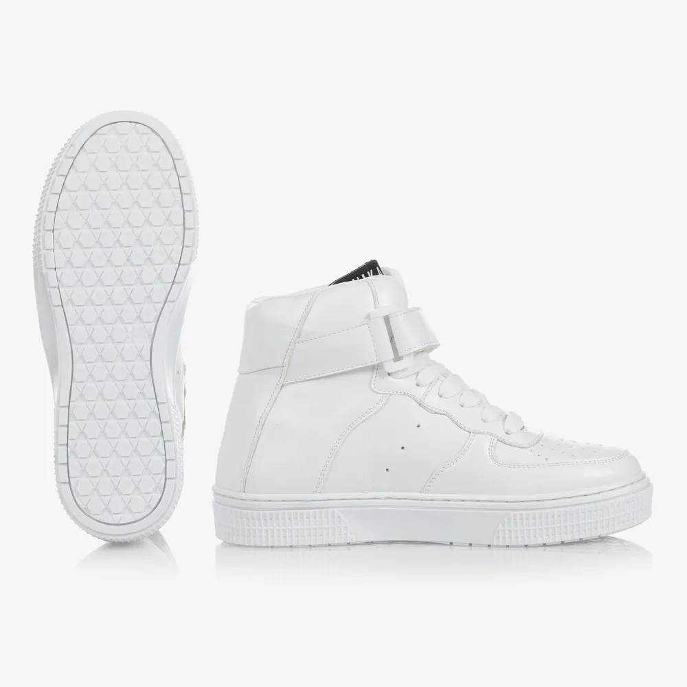 White High-Top Trainers