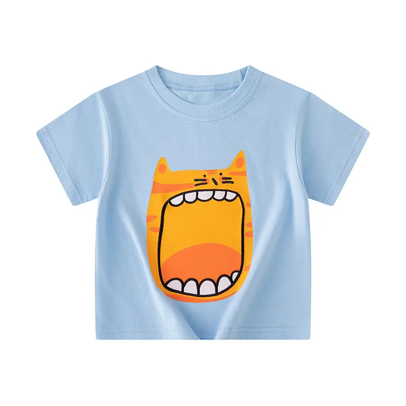 Wholesale Cartoon Print Tops for Baby Boys - Item 240409277