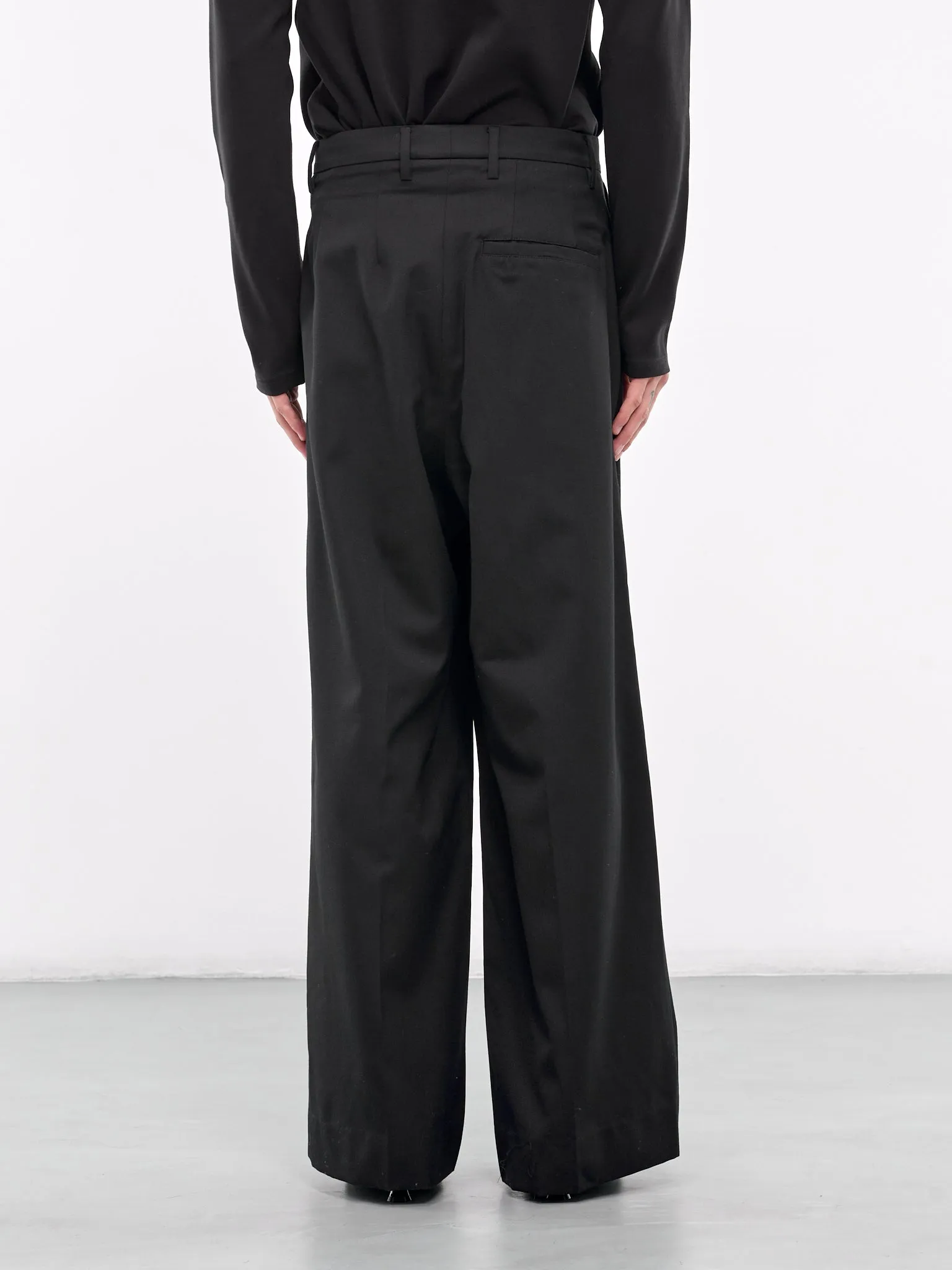 Wide Leg Trousers (PT1524-BLACK)