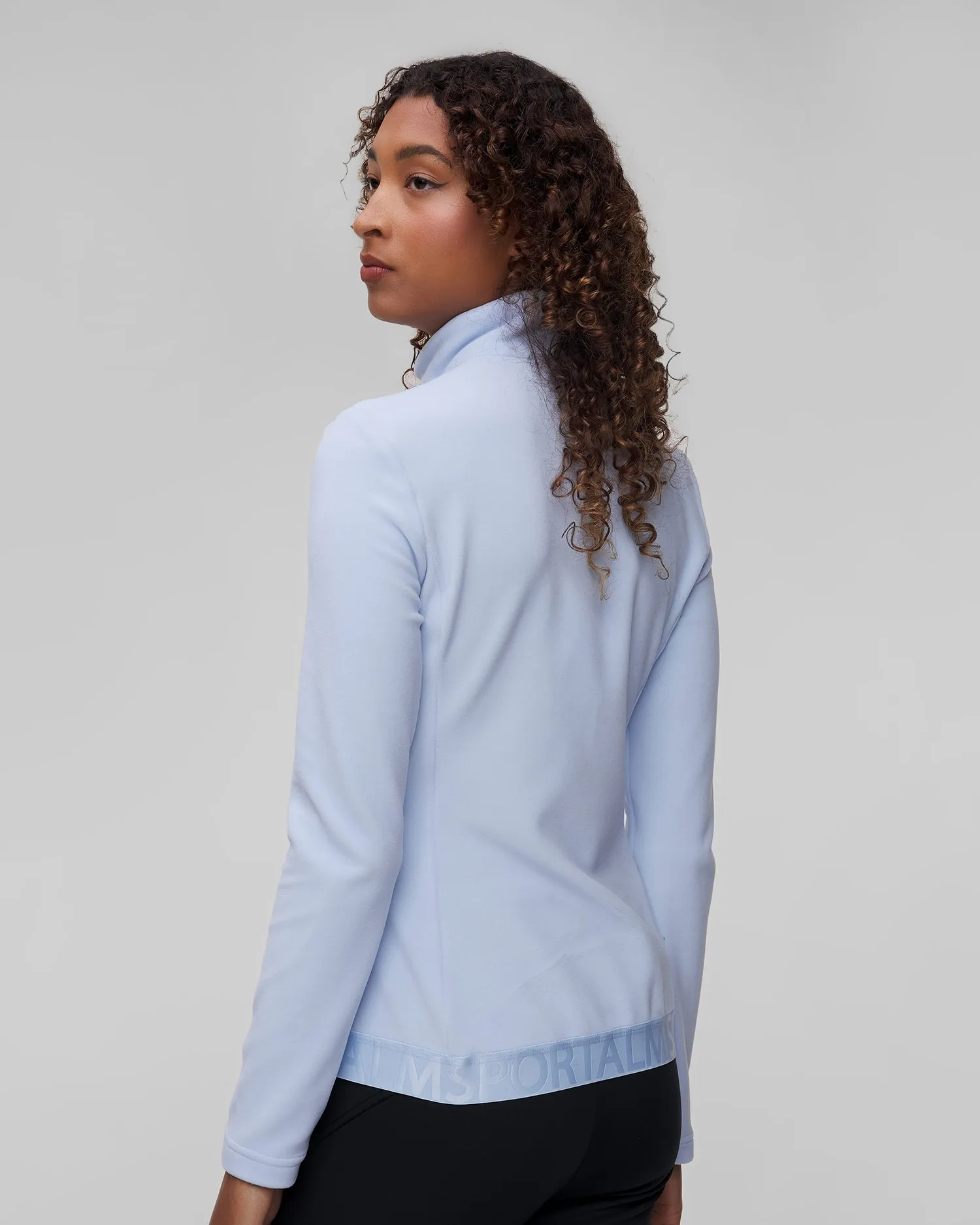 Women's blue fleece sweatshirt Sportalm 1823511163-2713