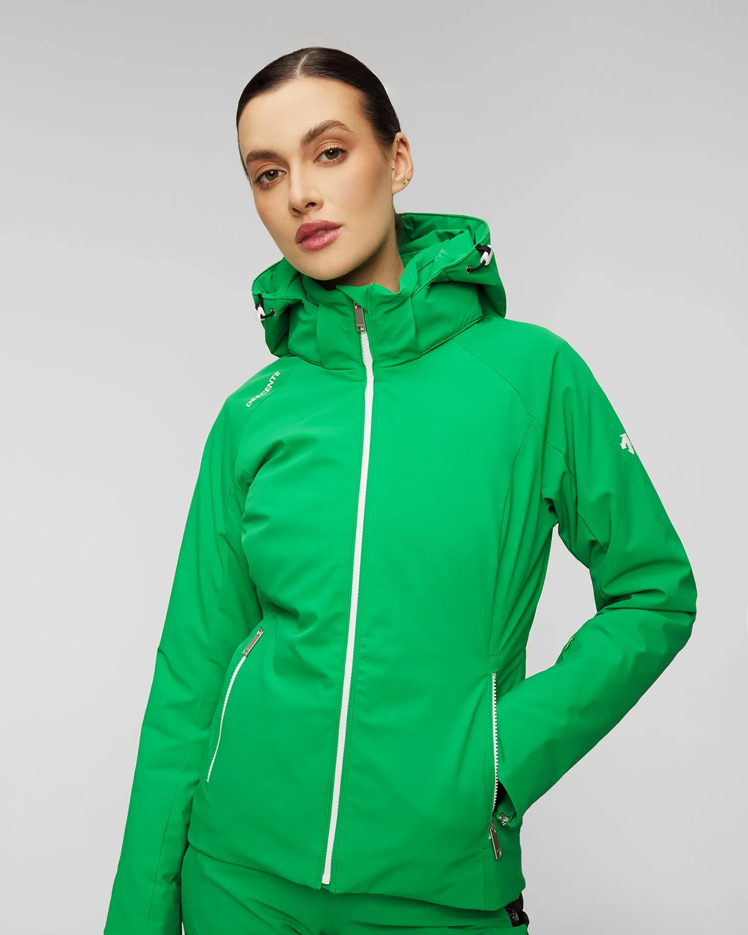 Women's ski jacket Descente Carino DWWWGK20-bog