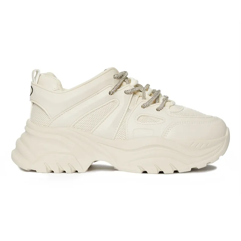 Women's beige sneakers