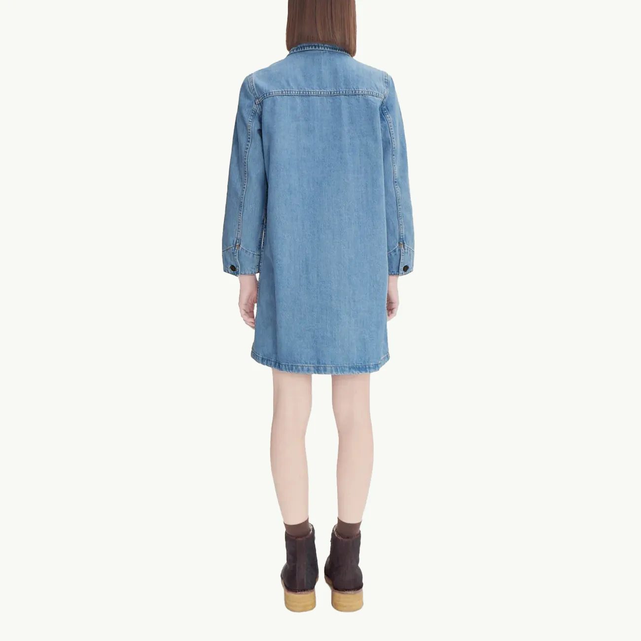 Women's Aurelia Dress - Soft Stone Washed Indigo