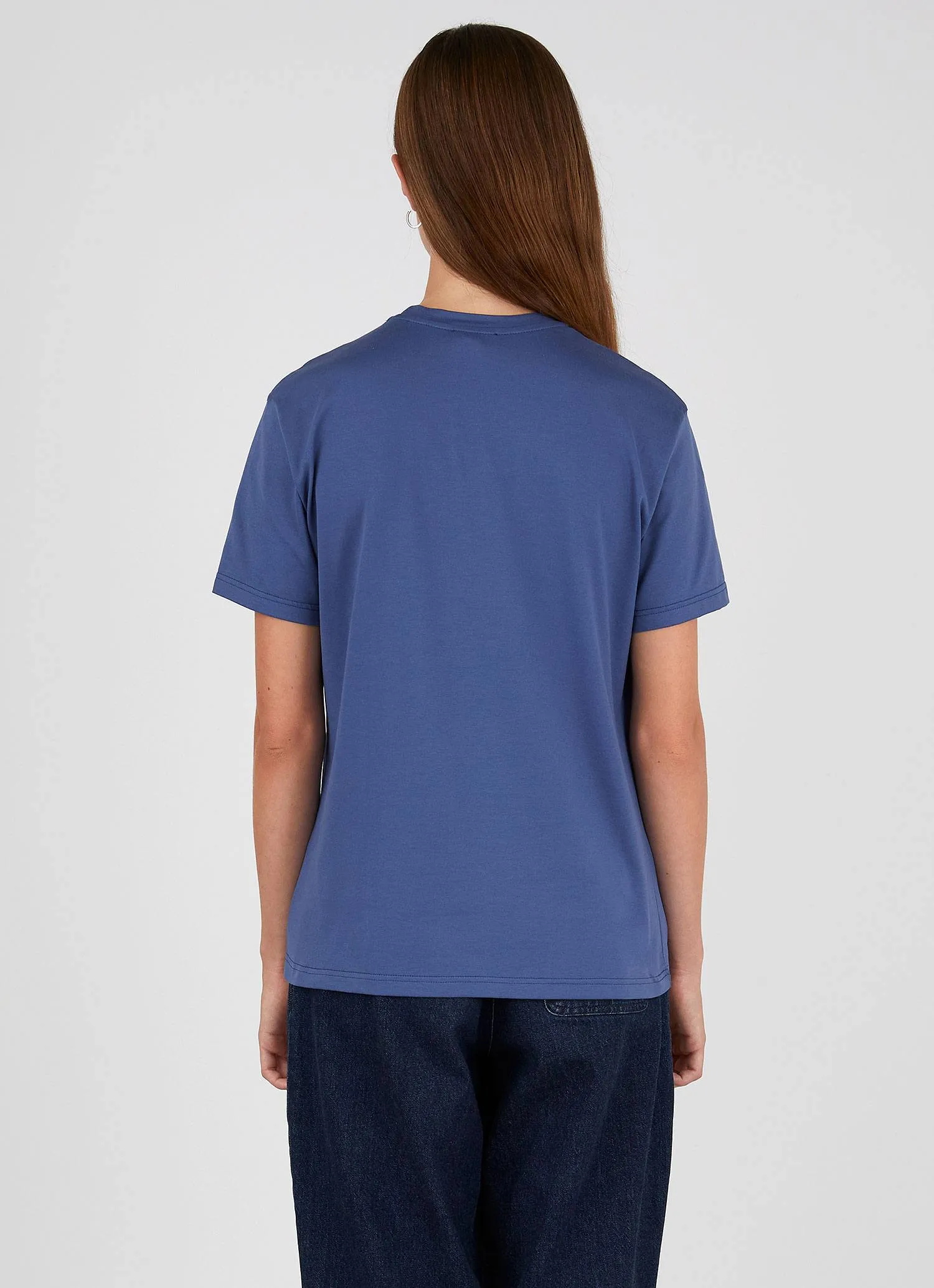 Women's Boy Fit T-shirt in Atlantic Blue