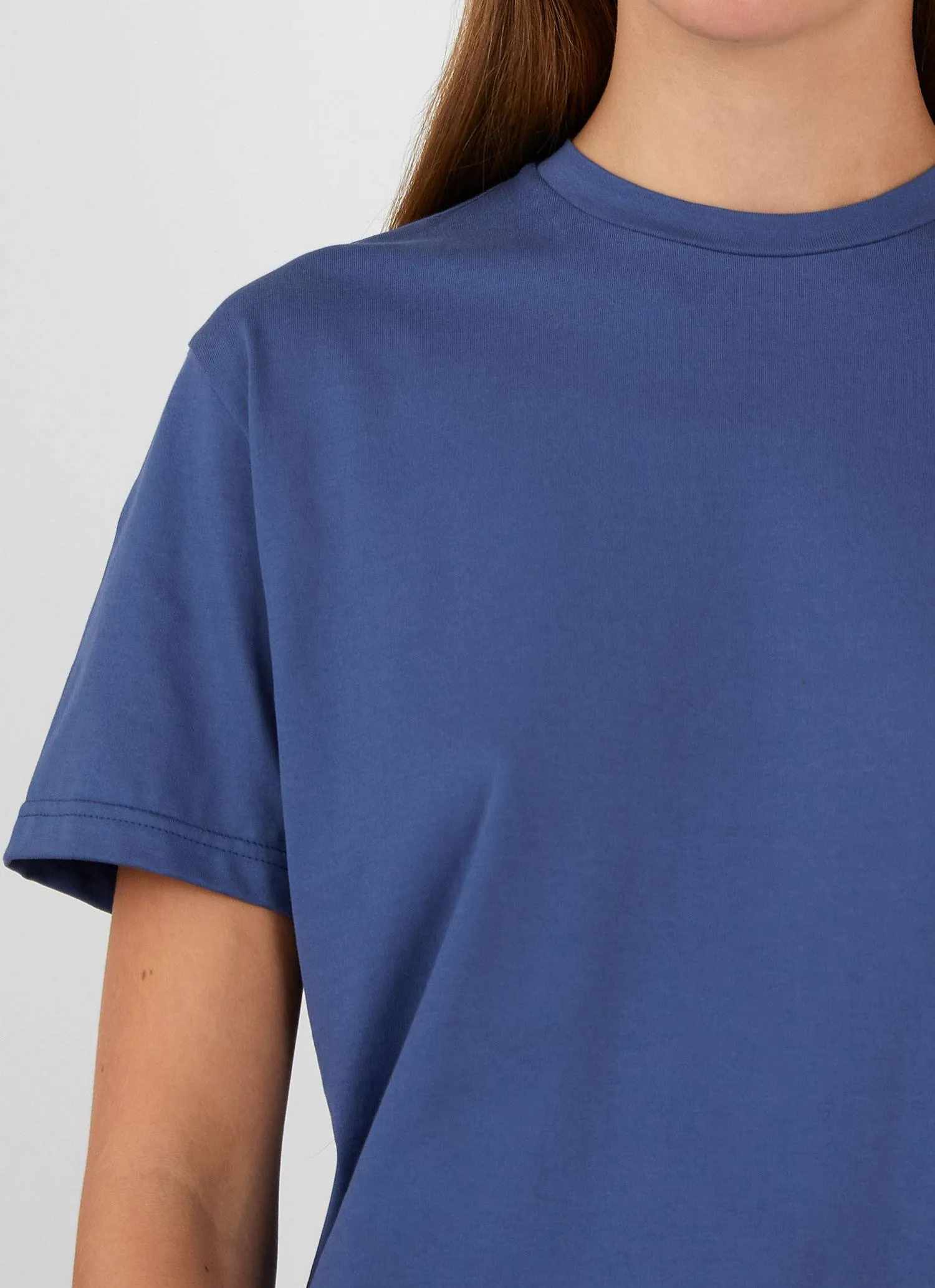 Women's Boy Fit T-shirt in Atlantic Blue