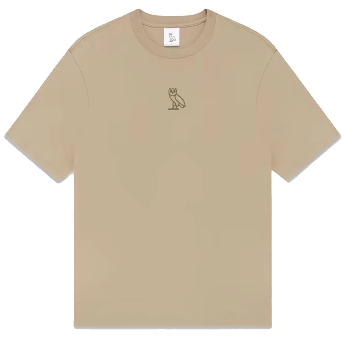 Women's Center Chest Owl T-Shirt (Tan)