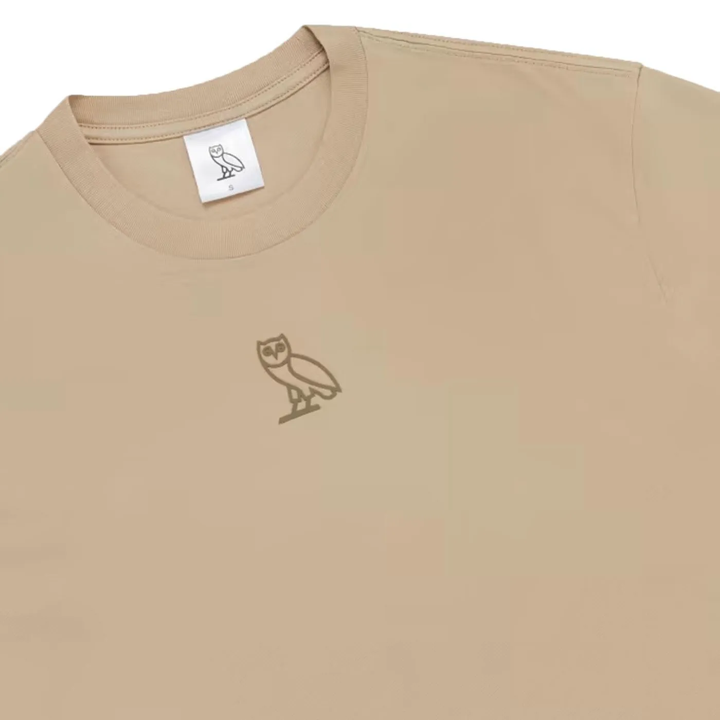 Women's Center Chest Owl T-Shirt (Tan)