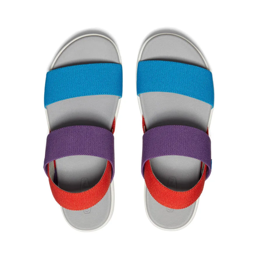 Elle Backstrap Sandal for Women - Charisma/Red Clay/Fjord Blue Tri-Tone