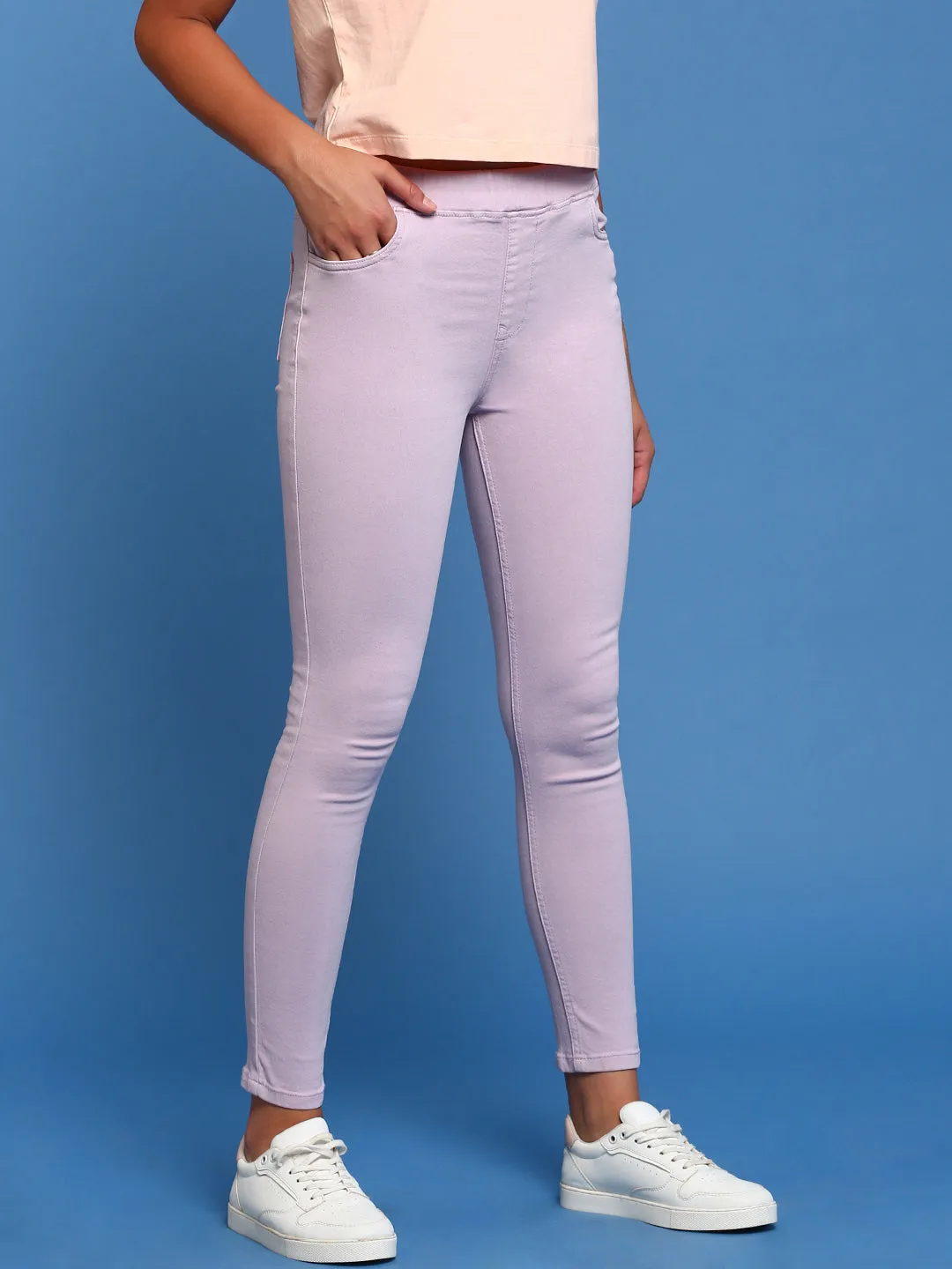 Women's Jeggings Lilac