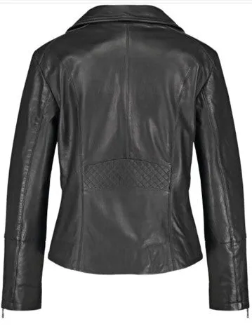 Womens Leather Zip Jacket  630003