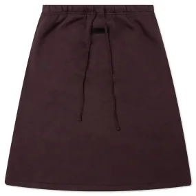 Midlength Skirt - Plum