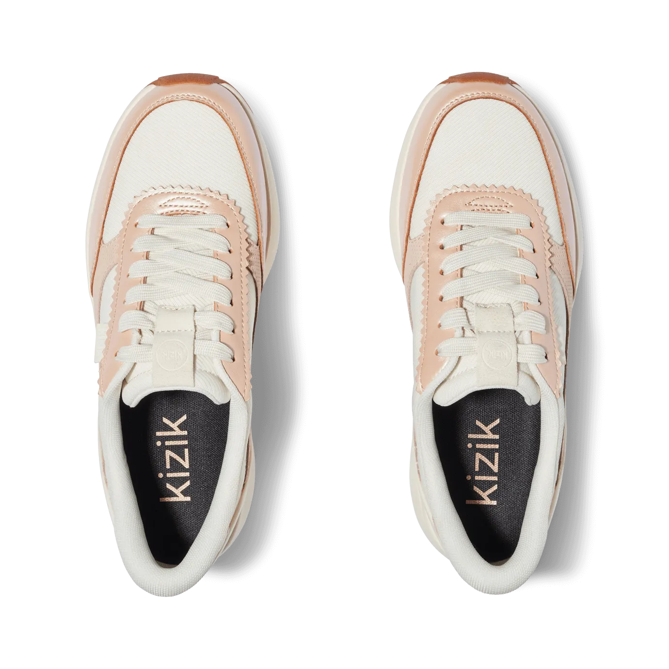  Women's Paris Easy-on Sneaker in Pristine/ Amberlight  