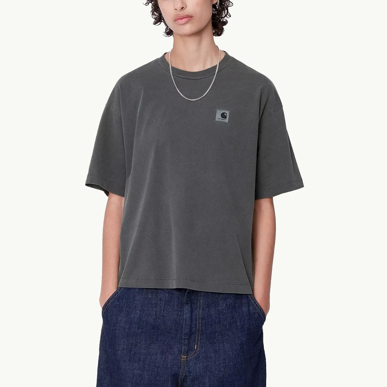 Women's SS Nelson T-Shirt - Graphite Garment Dyed