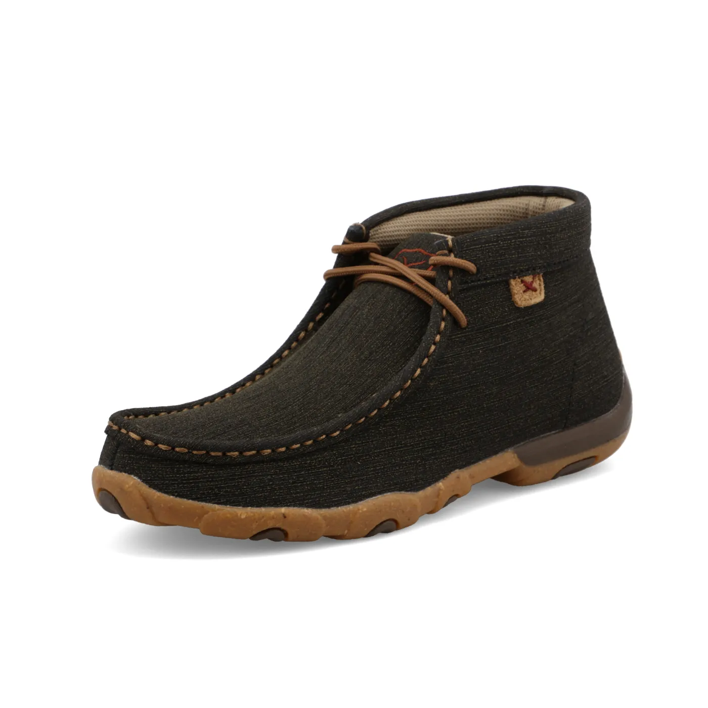 Women’s Twisted X Chukka Driving Moc – Charcoal & Brown WDM0144