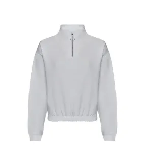 Women's Arctic White Cropped Sweatshirt