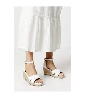 Wide Fit White Wedges