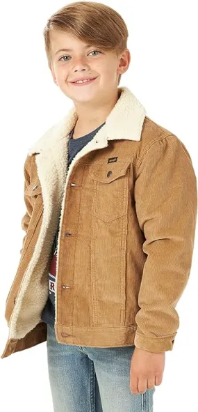 Wrangler Boys Corduroy Sherpa Lined Jacket