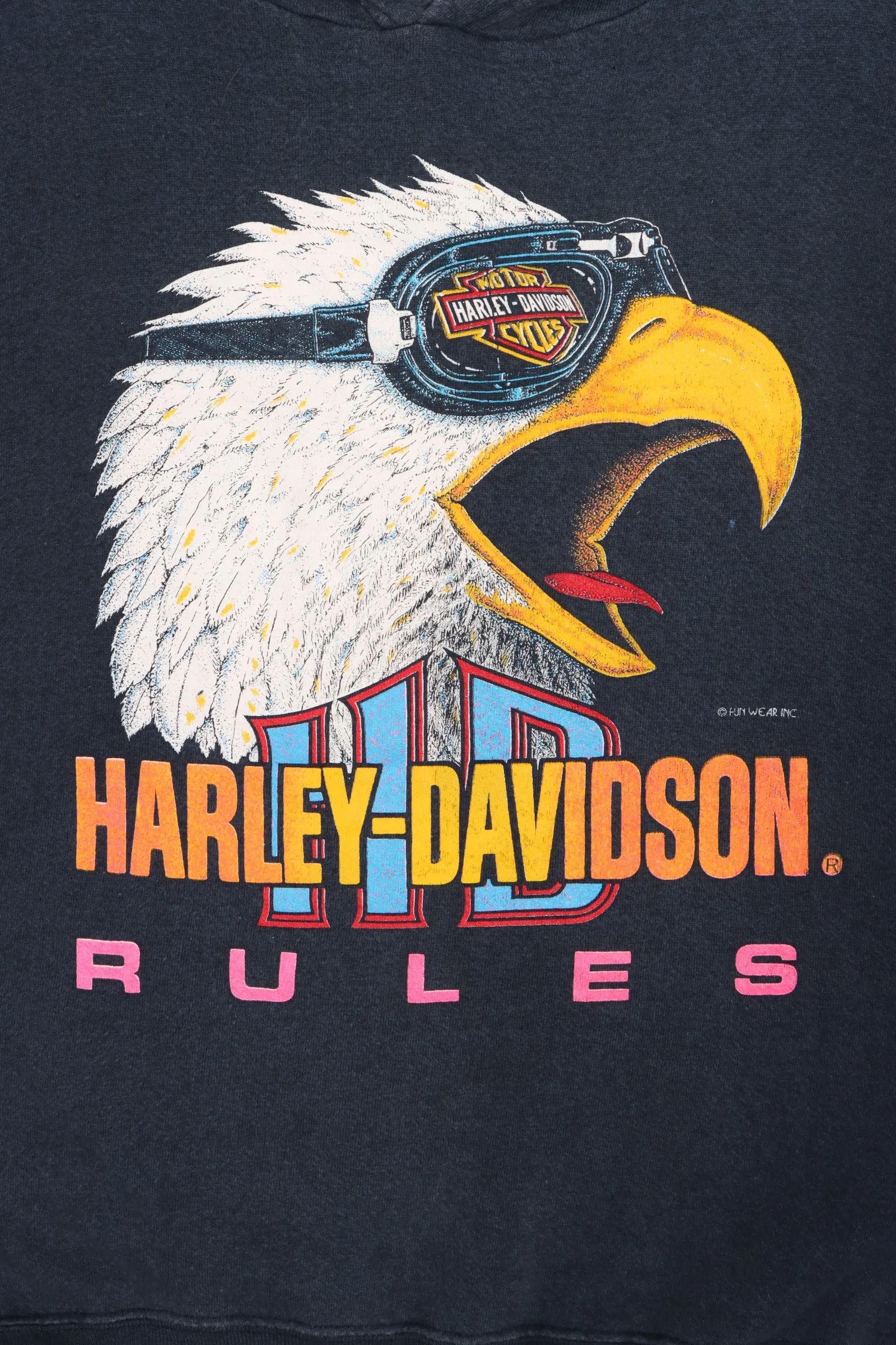 XL HARLEY DAVIDSON Rules Eagle Sleeveless Vest - Made in USA