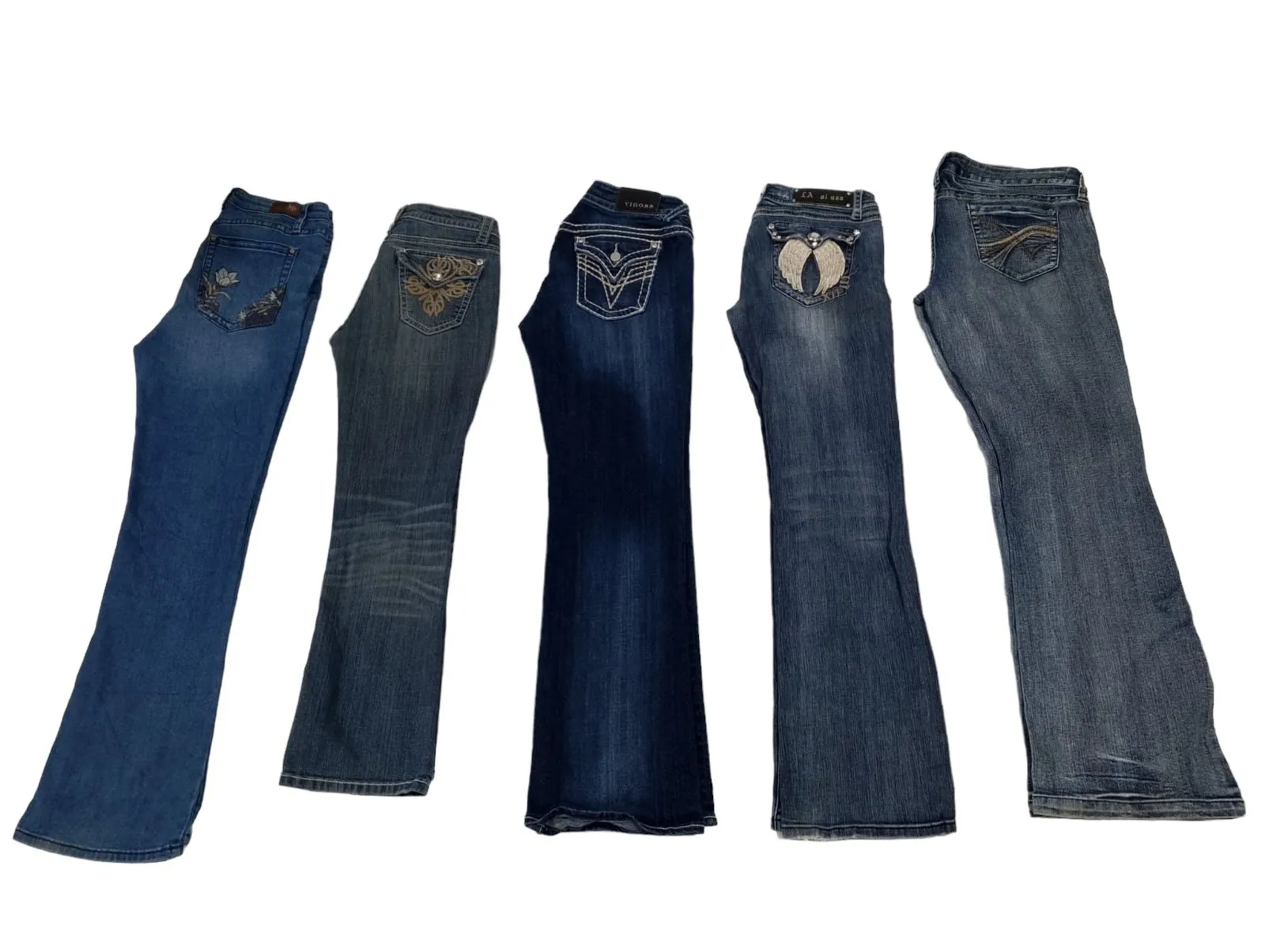 Y2k_24 Embroidered Jeans - 13 pcs - 30/5/24