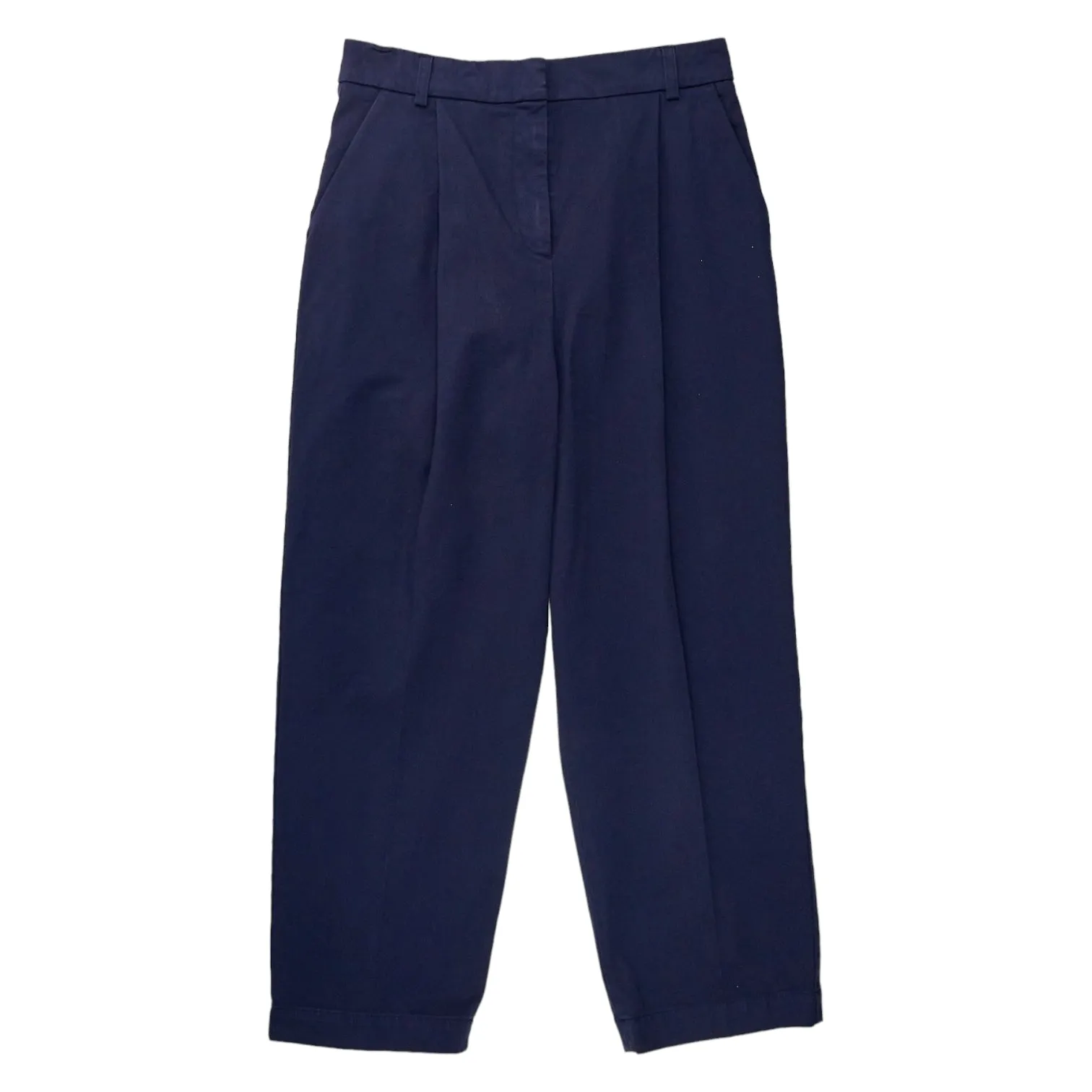 YMC Navy Pleat Front Trousers