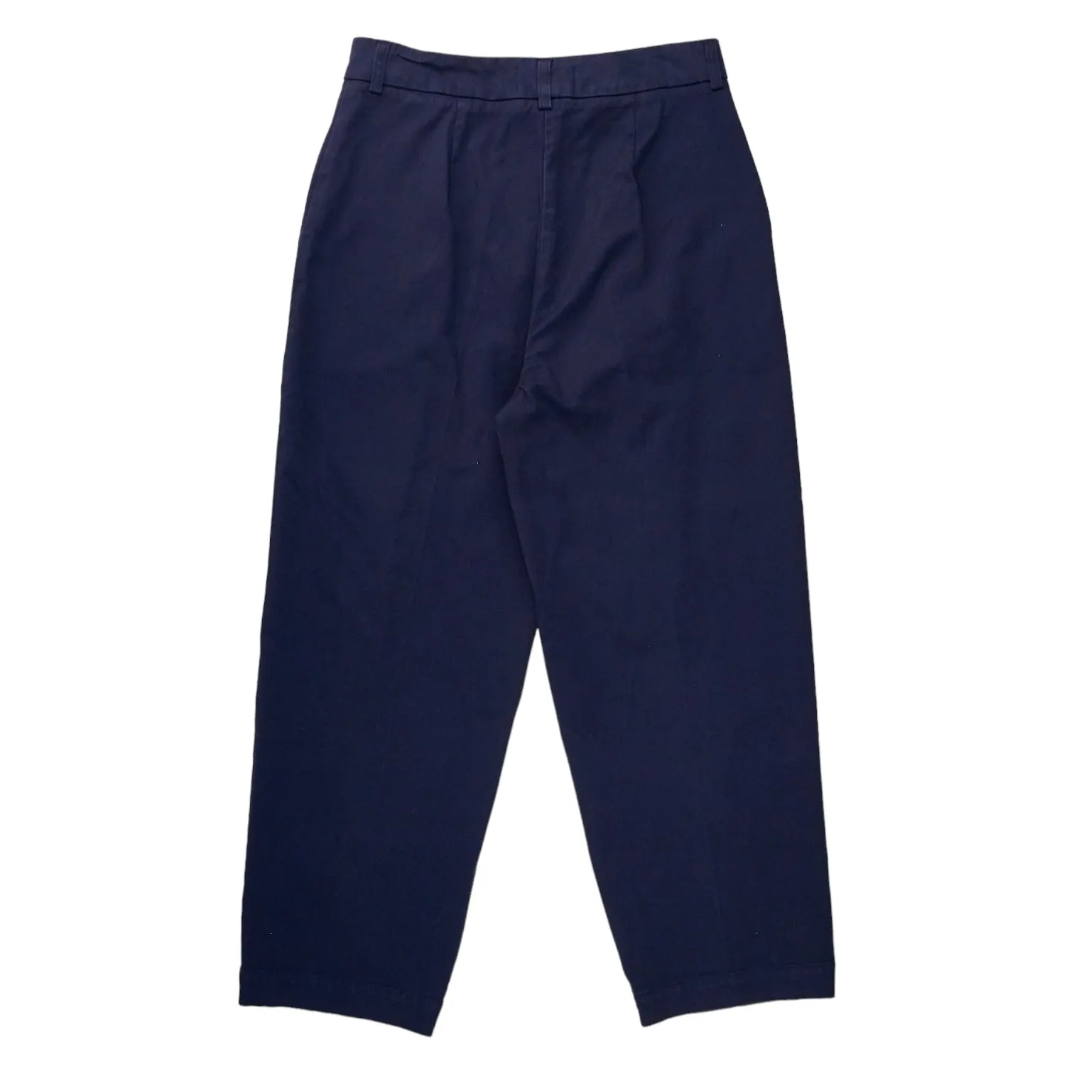 YMC Navy Pleat Front Trousers