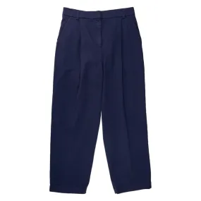 YMC Navy Pleat Front Trousers